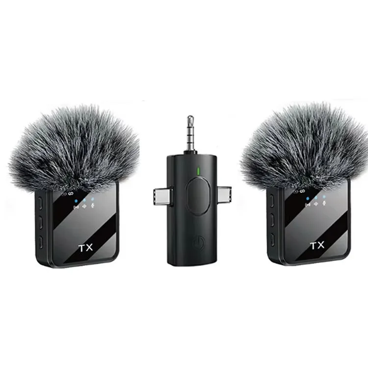 Shaun Store Studio-Grade Dual Wireless Clip-On Microphones